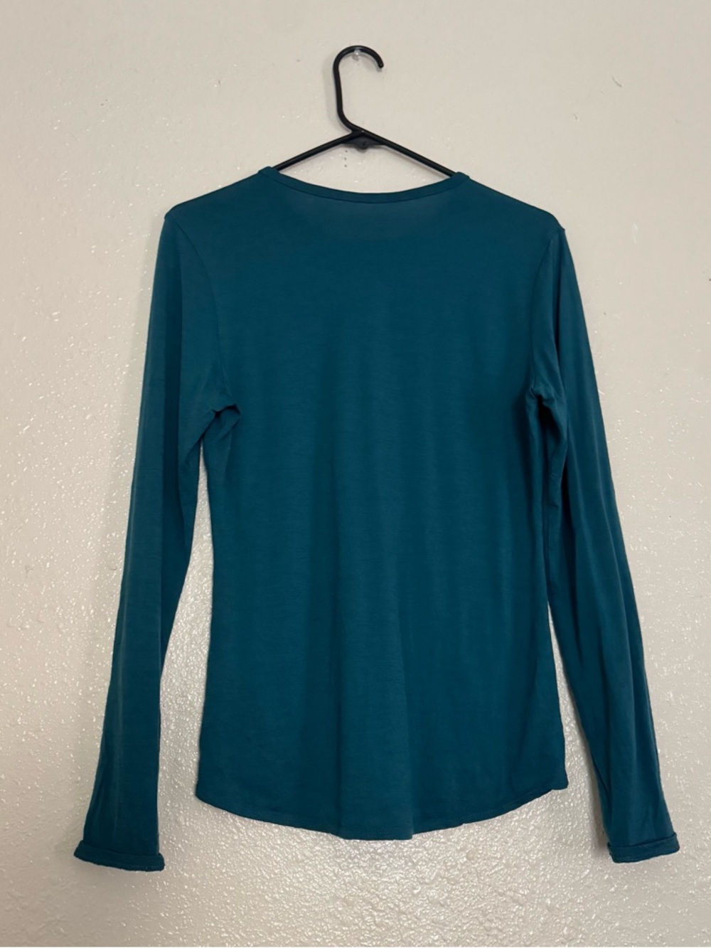 Segments 100% Merino Wool Emerald Green Long Sleeve Shirt - Picture 2 of 5